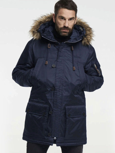 Tenson pánská zimní lifestylová parka TENSON Himalaya Anniversary M tmavě modrá