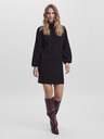 Vero Moda Černé svetrové šaty VERO MODA Nancy