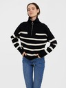 Vero Moda Krémovo-černý pruhovaný svetr VERO MODA Saba