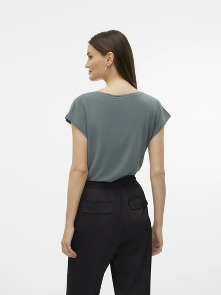 Vero Moda Zelené dámské tričko VERO MODA Filli