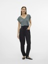 Vero Moda Zelené dámské tričko VERO MODA Filli