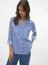 Vero Moda Bílo-modrá dámská pruhovaná košile Vero Moda Bumpy