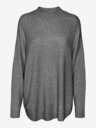 Vero Moda Šedý dámský svetr Vero Moda Plaza