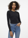 Vero Moda Černé dámské tričko Vero Moda Chloe