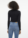 Vero Moda Černé dámské tričko Vero Moda Chloe