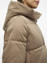 Vero Moda Hnědý dámský prošívaný kabát Vero Moda Stella
