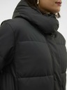 Vero Moda Černý dámský prošívaný kabát Vero Moda Gretakylie