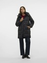 Vero Moda Černý dámský prošívaný kabát Vero Moda Gretakylie