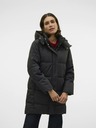Vero Moda Černý dámský prošívaný kabát Vero Moda Gretakylie