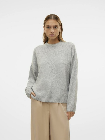 Vero Moda Světle šedý dámský svetr Vero Moda Boom