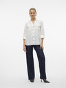 Vero Moda Bílá dámská halenka Vero Moda Bumpy