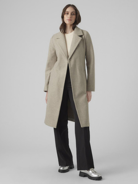Vero Moda Béžový dámský kabát Vero Moda Fortuneaya