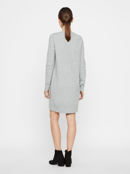 Vero Moda Světle šedé svetrové šaty VERO MODA Doffy