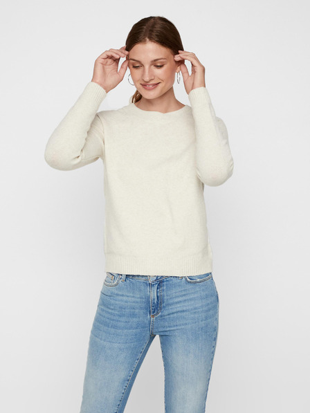 Vero Moda Krémový basic svetr VERO MODA Doffy