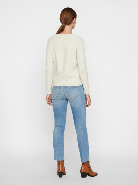 Vero Moda Krémový basic svetr VERO MODA Doffy