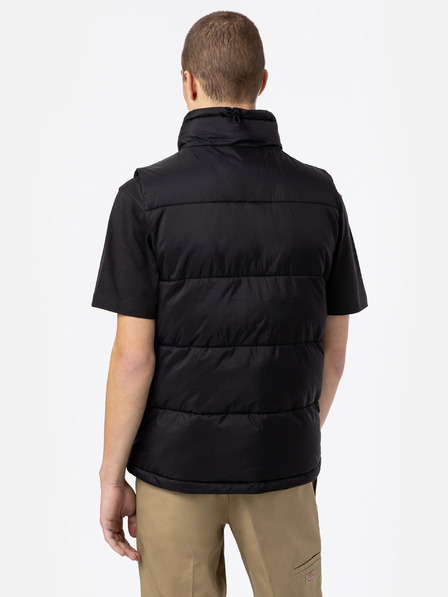 Dickies Černá pánská prošívaná vesta Dickies Waldenburg